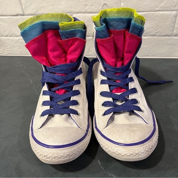 Converse sz 7 Party hi All Stars sneakers - Picture 10 of 16